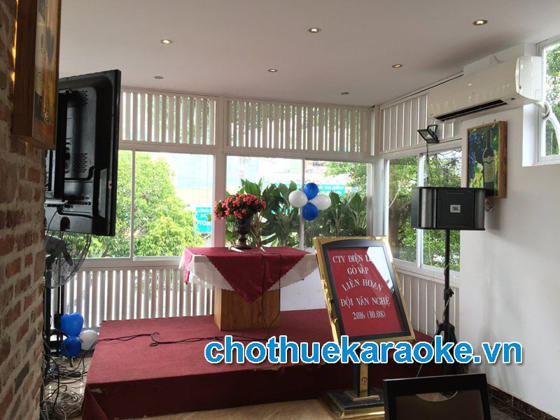 Lắp đặt cho thuê dàn karaoke tại nhà hàng Food House, Gò Vấp