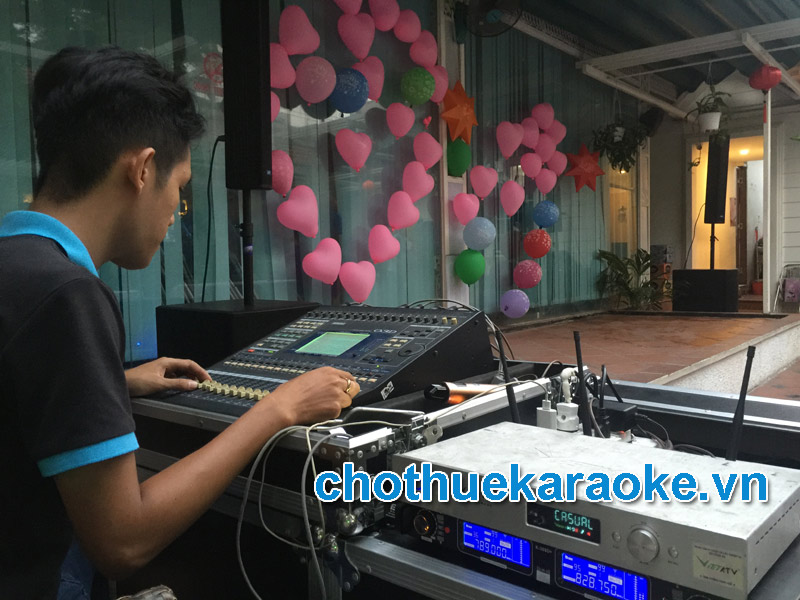 Cho thuê dàn karaoke phục vụ tiệc sinh nhật anh Trí tại quận Tân Phú