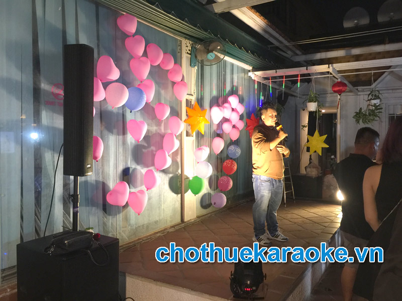 Cho thuê dàn karaoke phục vụ tiệc sinh nhật anh Trí tại quận Tân Phú