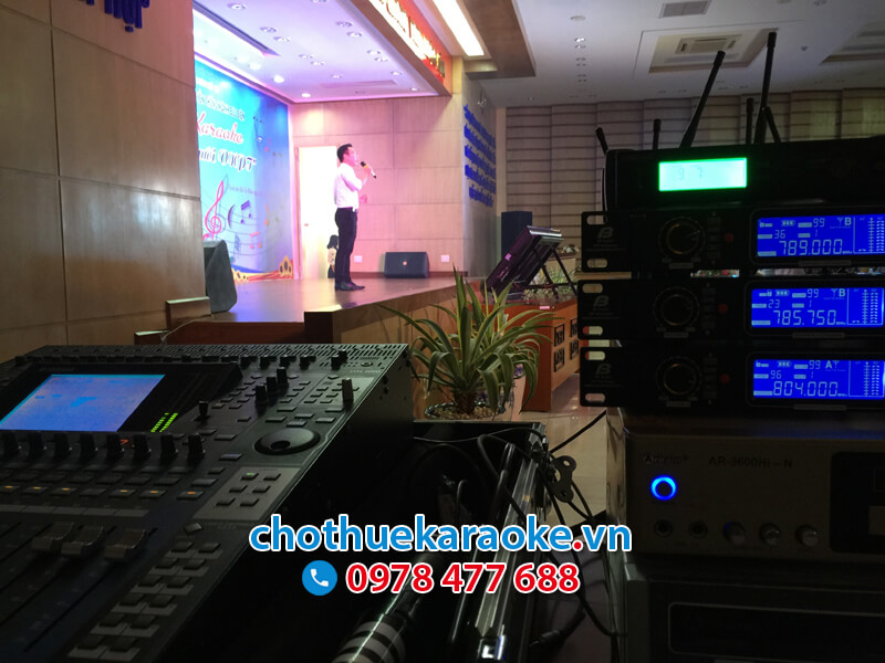 Cho thuê dàn karaoke hội thi tiếng hát karaoke Tự Hào Người VNPT